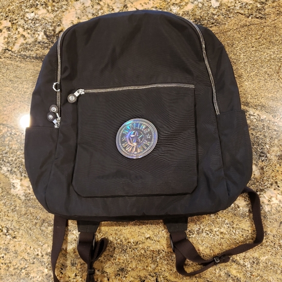 Kipling Chuwy Lightweight Backpack Black Hologram K12353 0EJ main image 7